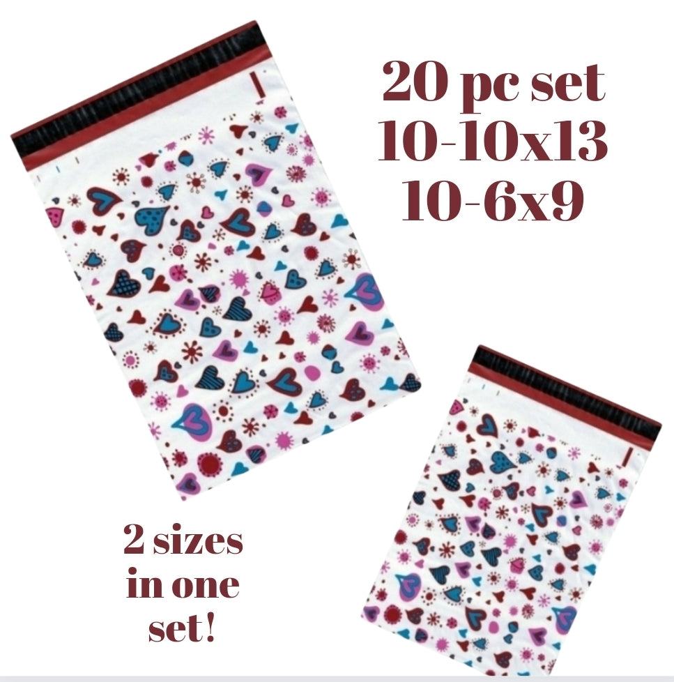 Colorful Hearts 20 Pc. Set!