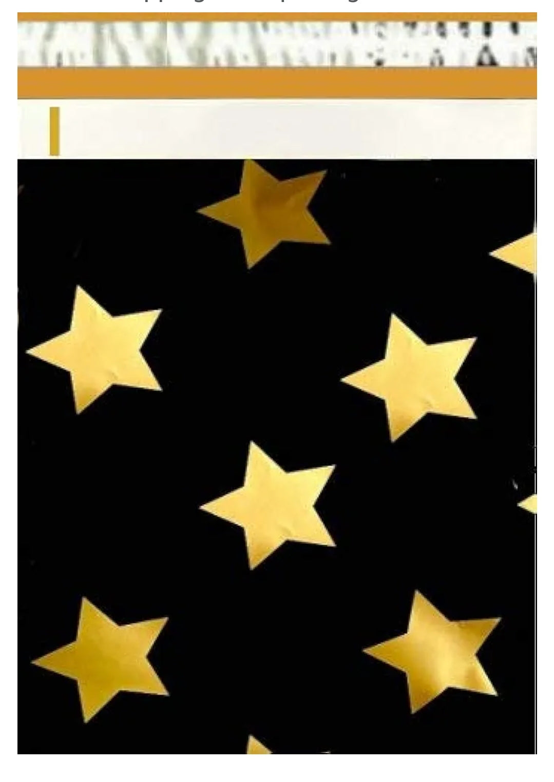 10x13 Gold Star Poly Mailers