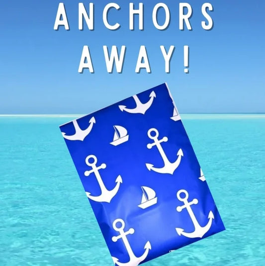 Anchor and Boat Poly Mailers 10x13