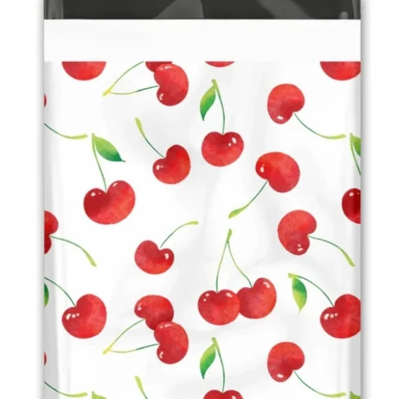 Cherry Poly Mailers 10x13