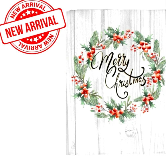 Christmas Wreath Poly Mailer 10x13