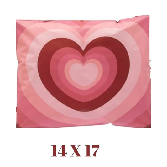 Heart Poly Mailers 14x17