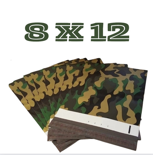 Camo 8x12 bubble mailers