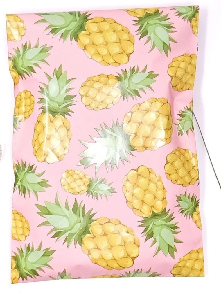 Pineapple 10x13 poly mailers