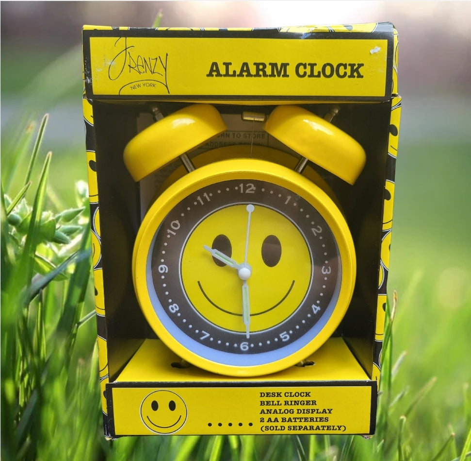 NEW! Smiley Face Alarm Clocks