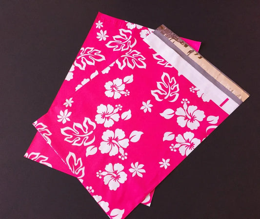 Aloha Flowers Poly Mailers 10x13