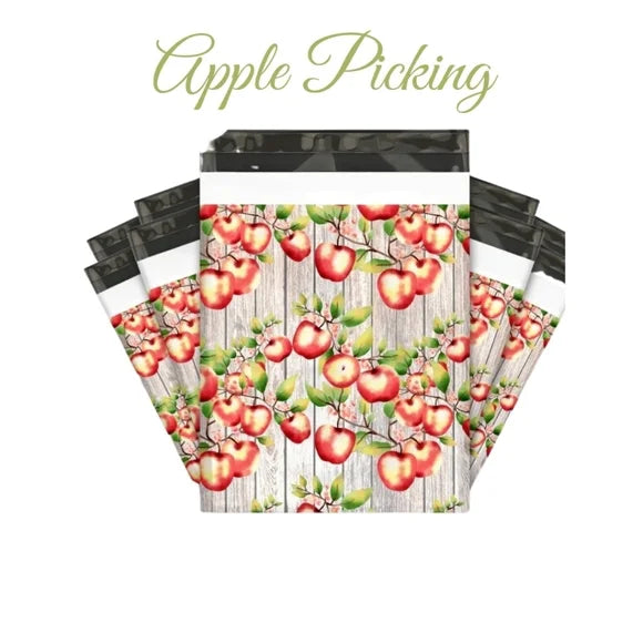 Apple Picking Poly Mailers 10x13