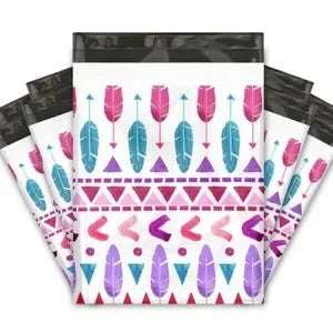 Boho Tribal Poly Mailers 10x13