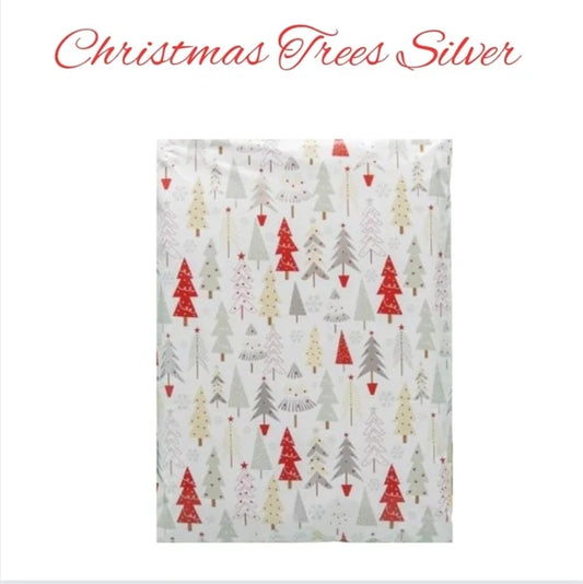 Colorful Christmas Tree Poly Mailers 10x13