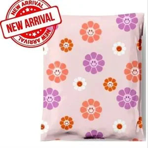 Colorful Daisy Poly Mailers 10x13