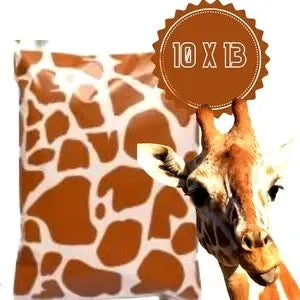 Giraffe Pattern Poly Mailers 10x13