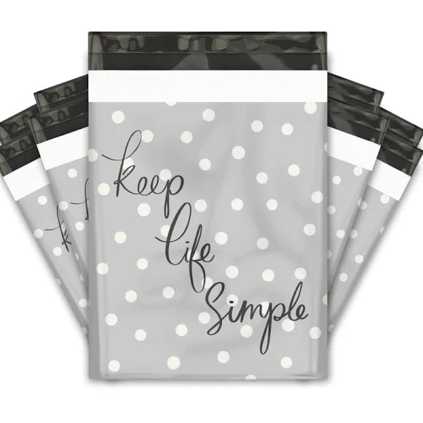 Keep Life Simple Poly Mailers 10x13