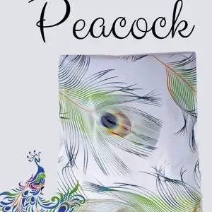 Peacock Feathers Poly Mailers 10x13